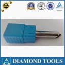 Single crystal diamond end mill